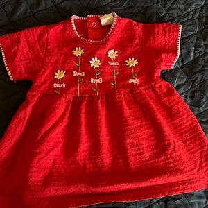 Buster brown girls 12m floral dress